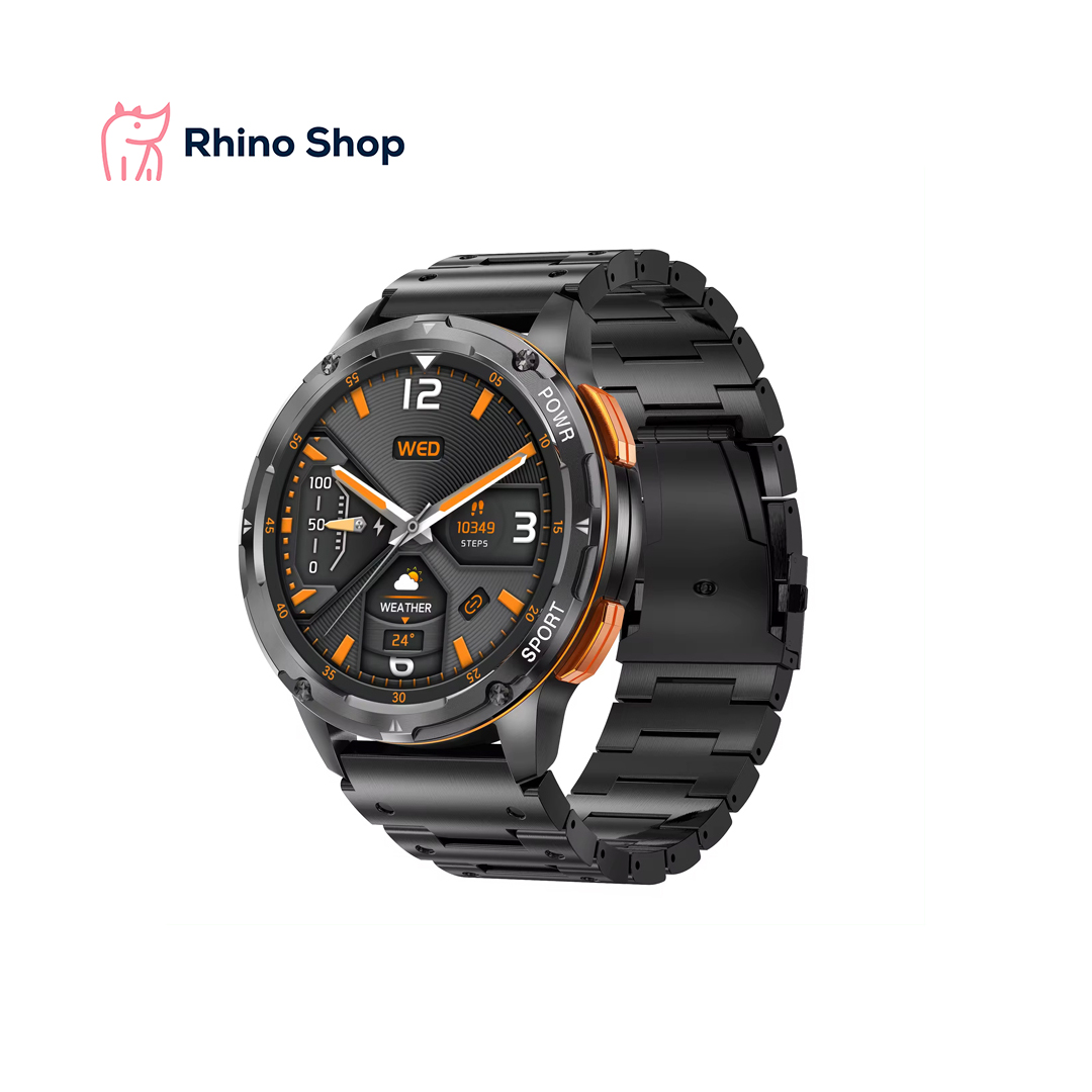 ساعت هوشمند Tank T2 برند CHRONOS، با طراحی نظامی و امکانات متعدد.