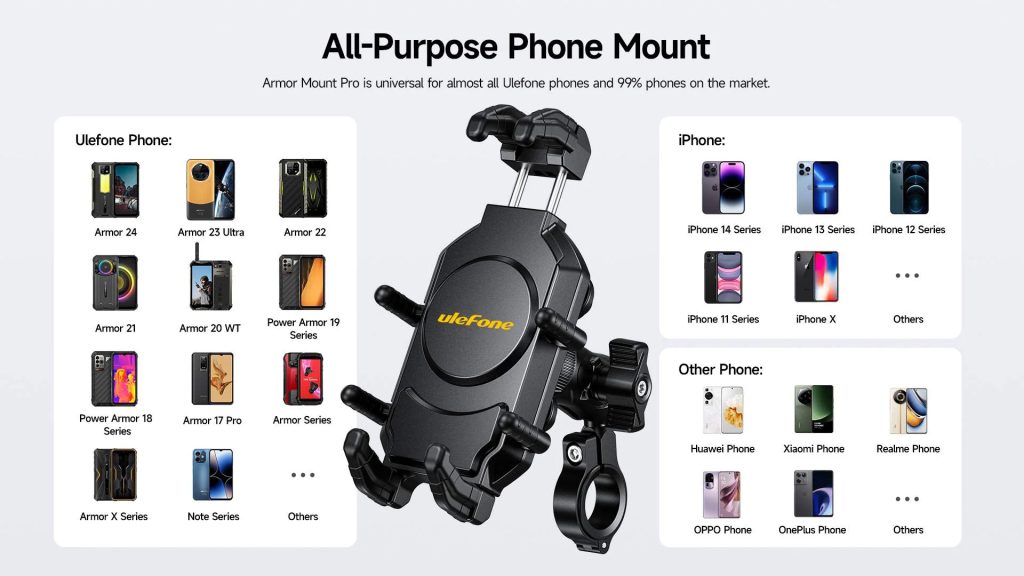 پایه نگهدارنده گوشی armor mount pro